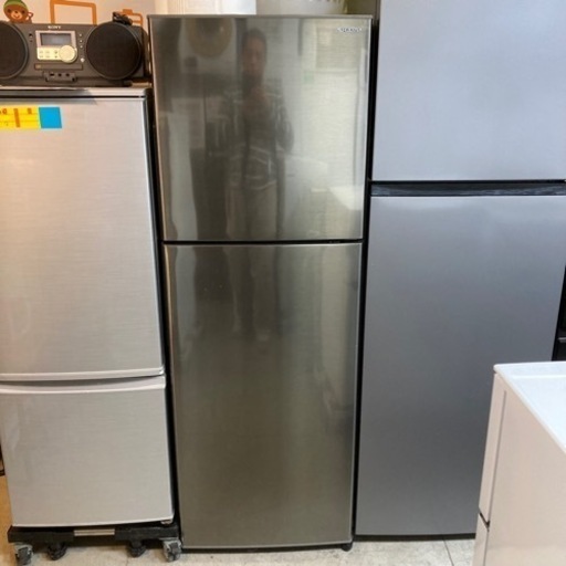 ✨期間限定・特別価格✨SHARPシャープ 中型2ドア冷蔵庫 SJ-D23D-S シルバー 225L 2019年製