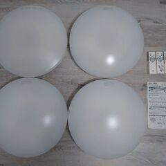 NEC製 LEDシーリングライト（天井用照明）4個セット 〜6畳...