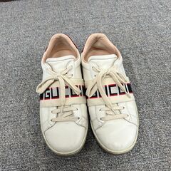 1 / 4 収納袋付c30 GUCCI ACE ローカット スニーカー 525269