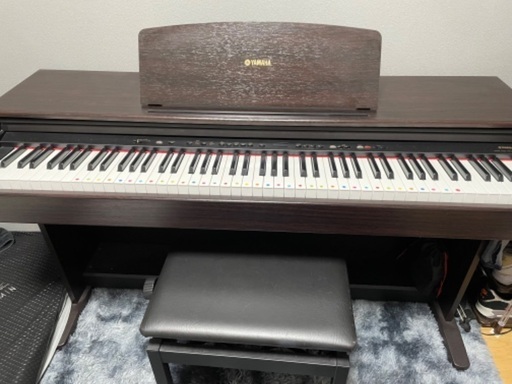 【YAMAHA】電子ピアノ YDP-201 88鍵盤 3本ペダル 椅子付 1999年製