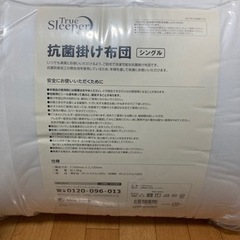 【お買得品】トゥルースリーパー　抗菌掛け布団と保護カバー