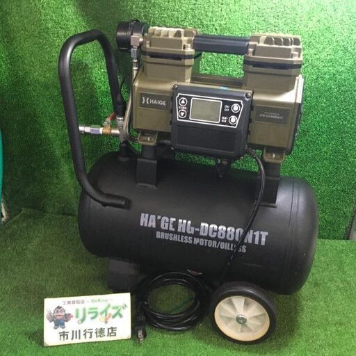 ハイガー産業 HG-DC880N1T エアーコンプレッサー【市川行徳店】【店頭取引限定】【中古】管理番号：IT7GPC3A4U8G