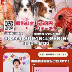 【高円寺】ひなまつりスタジオ写真撮影会 2024年2月24日(土)・25日(日)　550円で1データ付からの画像