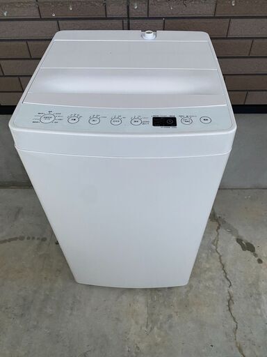 【決まりました】【美品】TAG label 洗濯機 AT-WM45B 4.5kg 2019年製 ＃37276-3-003