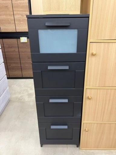 IKEAシックなデザイン\u0026カラー4段ハイチェスト　449