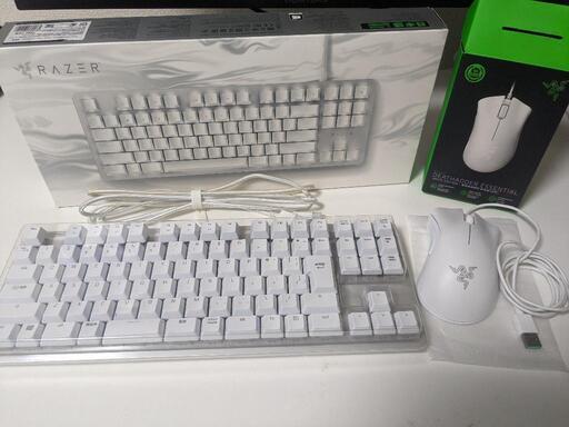 Razer　キーボードマウスセット（ホワイト）
