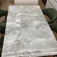 KB-2【新入荷　アウトレット】チャオ/マーシャル　ダイニング5点セット　カーキ