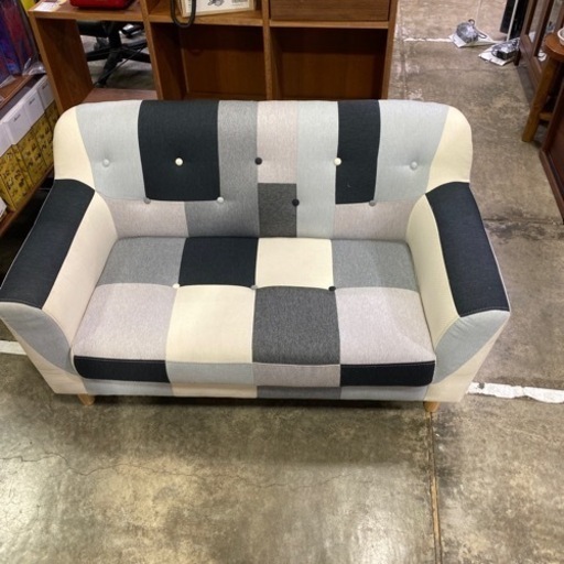 《激震の入荷》パッチワークソファ　2人　2P