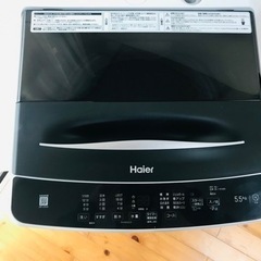 【受け渡し予定者決まりました】Haier ハイアール 全自動洗濯機 5.5kg 2023年製✨JW-U55A-K
