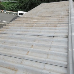 カバー工法した後の屋根調査（セキスイU) − 福岡県