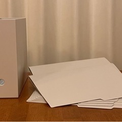 無印良品ファイルボックス(A4)+コクヨ個別フォルダ(A4)
