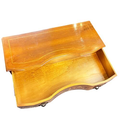 イタリア製3段チェスト 象嵌 猫脚 アンティーク イタリア製 猫脚 象がんシリーズ チェスト3段 幅111cm 通販