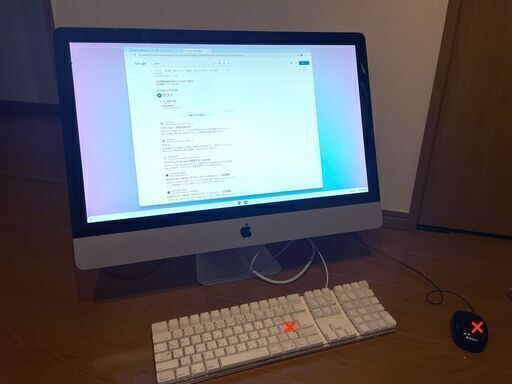 【取引交渉中（再掲）】iMac 27inch 2011 3.2GHz 1TB 12GB Chrome OS Flaxインストール済み