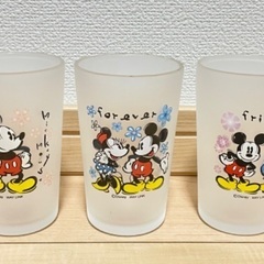 【未使用品】ディズニー　グラス3個セット