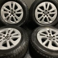 【BS BLIZZAK VRX 195/65R15】スタッドレス【トヨタ 50プリウス 純正ホイール 15インチ 4本 6.5J5HPCD100+40】20年製 　(VTY702)