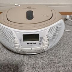 CDプレーヤー  ラジオ　　東芝