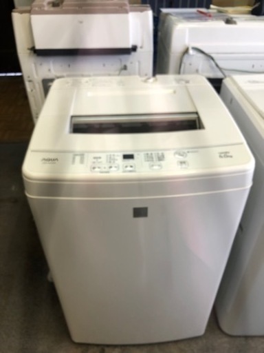 決まりました。洗濯機。AQUA .6KG.6000円