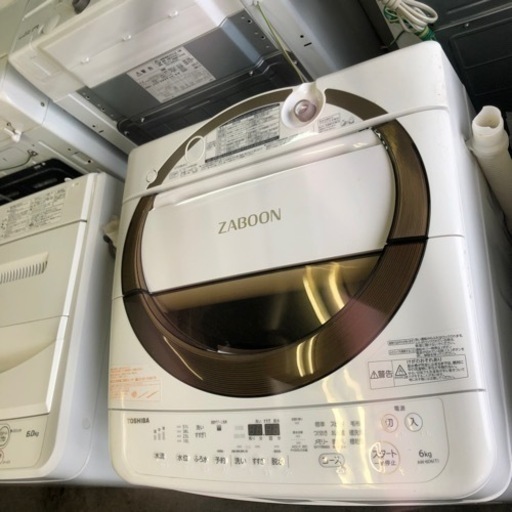 洗濯機。TOSHIBA.6KG.17000。高年式