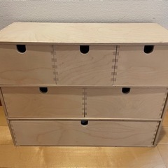 IKEA木製収納ボックス