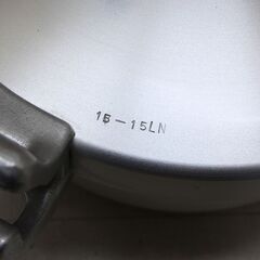 北陸アルミニウム 業務用アルミ圧力鍋 15L アルミニウム合金 日本 (J1345wY)