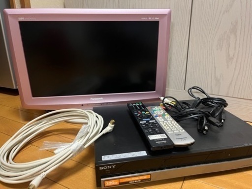 テレビ、ブルーレイディスクレコーダー、テレビ台※バラ売り可能