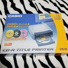 目玉商品。CASIO CD-R TITLE PRINTER