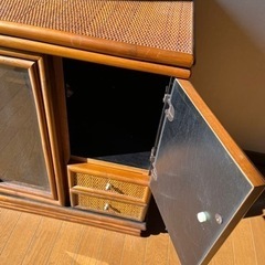 サイドボード　ラタン　籐