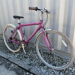 ルイガノ クロスバイク 身長165-180cm 定価5万円 ピンク