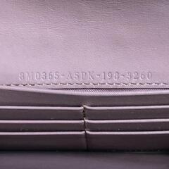 美品】フェンディ チェーンウォレット 長財布 スタッズ ROSE