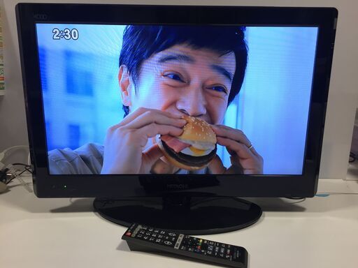 ◎ 日立 液晶カラーテレビ L26-H05 2010年製 リモコン付き 画面傷なし