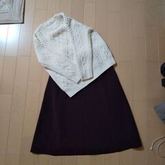 LEPSIM sizeL スカート 濃紫