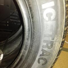 185/65R14スパイクタイヤ2本新品、2本ワンシーズン使用