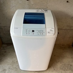 ハイアール　5kg洗濯機 