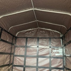 【決定しました】【超補強済み】超高耐久サイクルハウス 3台用 ダークブラウン ACI-3SBR