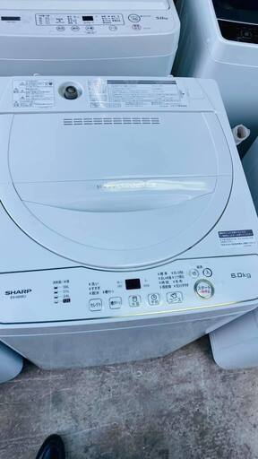 シャープ 6．0kg全自動洗濯機  　2021年製