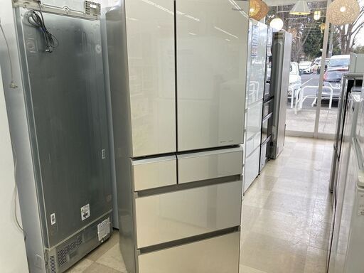 6ドア冷蔵庫　Panasonic NR-FPM472-N　 2017年製　470L
