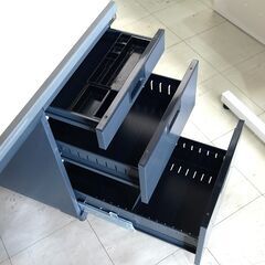 ウチダ 両袖デスク W1600 左右カギ有り リユース品