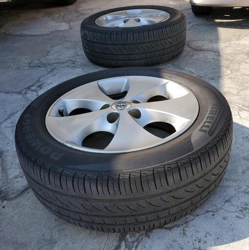 アルファ－ド10系純正17インチホイールとタイヤ4本セット 楽天市場