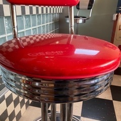 V-Back Bar-Stool  コカコーラ アメリカン Vバックバースツール