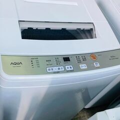 洗濯機(全自動 ～6.0kg) アクア AQW-S6M 一人暮ら...