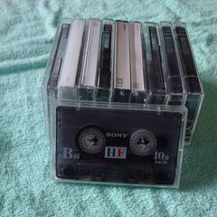 中古品カセットテープ　１０分　２０個（本）