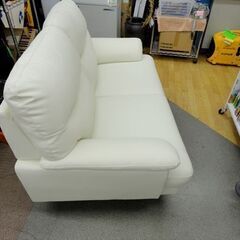 2人掛けソファ ニトリ Nシールド アイボリー ソファー 合成皮革 2人用