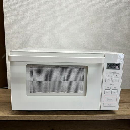 MUJI 無印良品 電子レンジ フラット 18L 型番 2022年 MJ‐SER18A