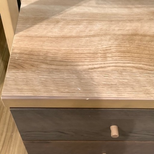 トレファク神戸南店】クイーンベッド ブラウン【取りに来られる方限定】