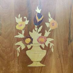 【愛品倶楽部柏店】木象嵌細工 クローゼット クラシカル様式 鍵付き