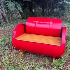 【ガーデンファニチャー】リメイクドラム缶チェアお作り致します