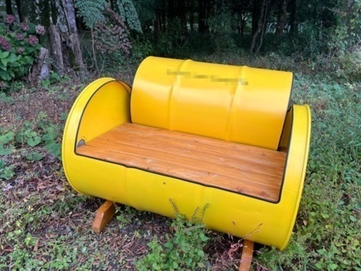 ガーデンファニチャー】リメイクドラム缶チェアお作り致します
