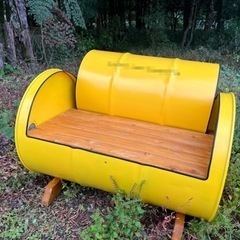 【ガーデンファニチャー】リメイクドラム缶チェアお作り致します