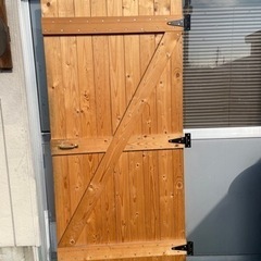 手作り木製ドア！差し上げます！