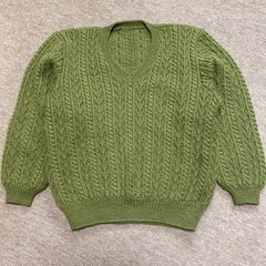 最終値下げ！手編みのセーター